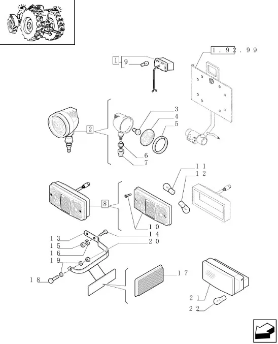 5198445 - Фонарь задний